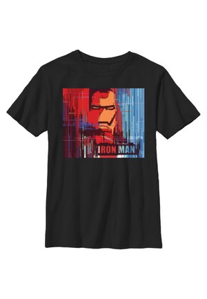 MARVEL VIBRANT IRON MAN UNISEX - Print T-shirt - black
