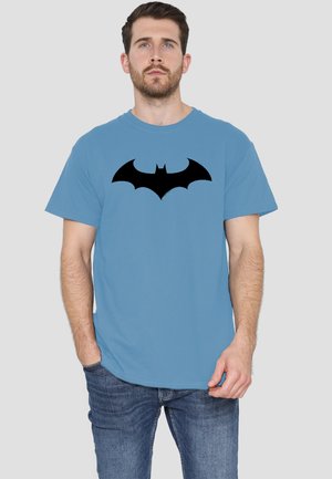 Cotton Soul, BATMAN HUSH LOGO - T-Shirt print - light blue
