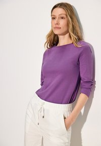 Cecil UNIFARBE - Langarmshirt - lila