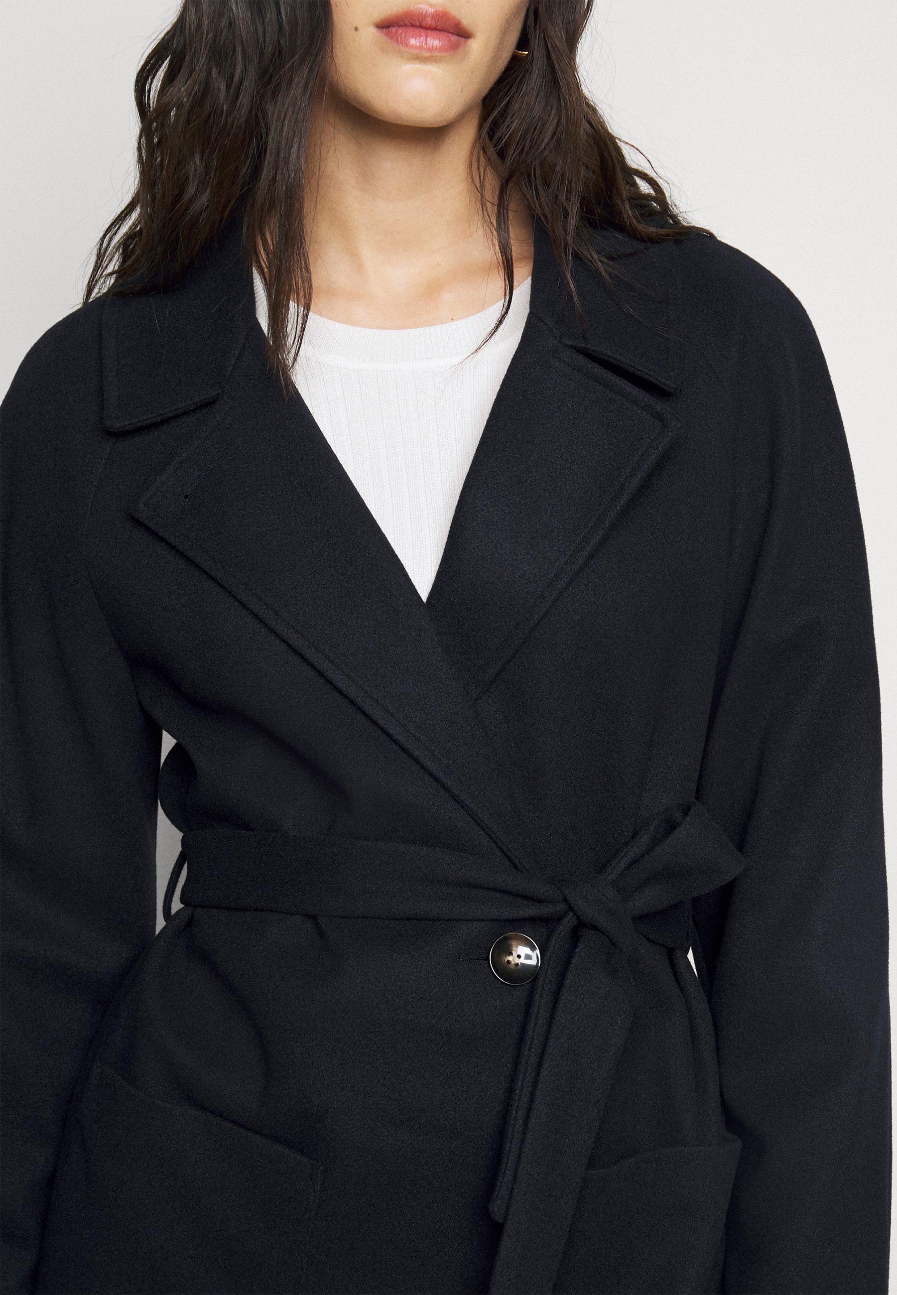 Dorothy Perkins Tall Abrigo corto - navy/azul marino - Zalando.es