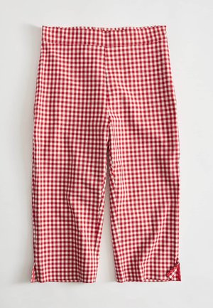 Guess, BEDRUCKTE CAPRIHOSEN - Shorts - rot