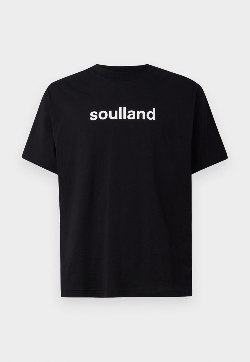 Soulland T-shirt print zwart Soulland T-shirt print zwart