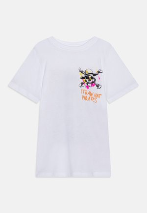 NKMAMBA ONEPIECE - T-shirt con stampa - bright white