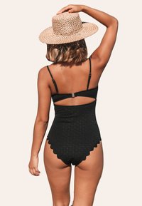 Cupshe SEXY CUTOUT  - Jednodílné plavky - black