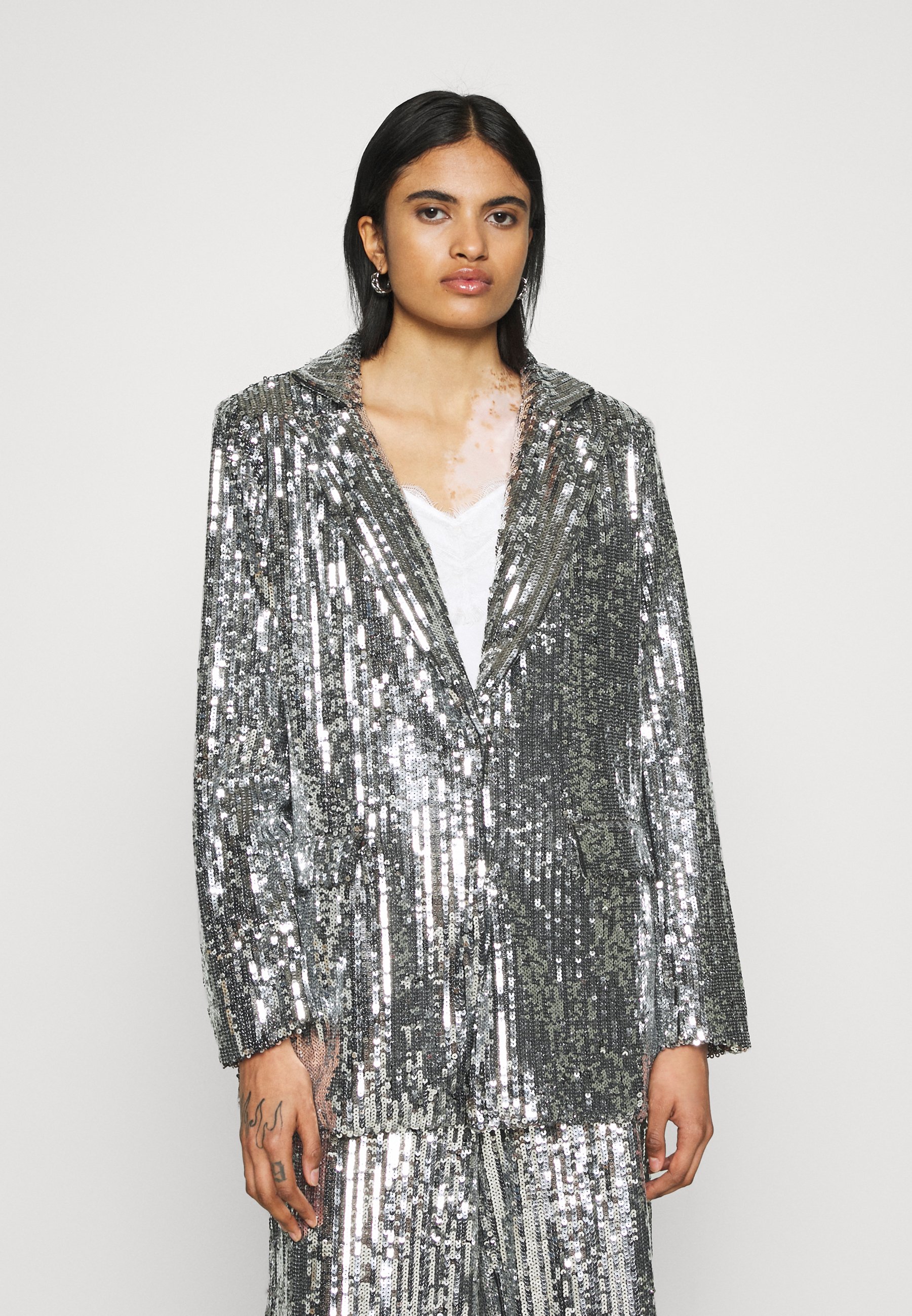 oversized sequin blazer
