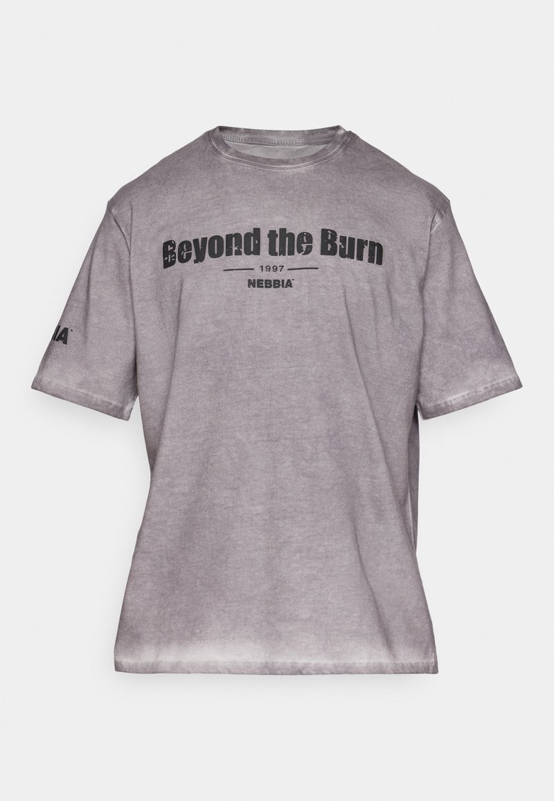 Nebbia T-shirt print lichtgrijs Nebbia T-shirt print lichtgrijs