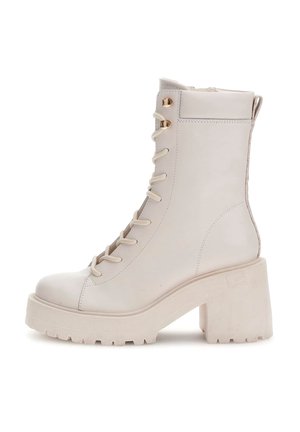 Bottines à plateau - white