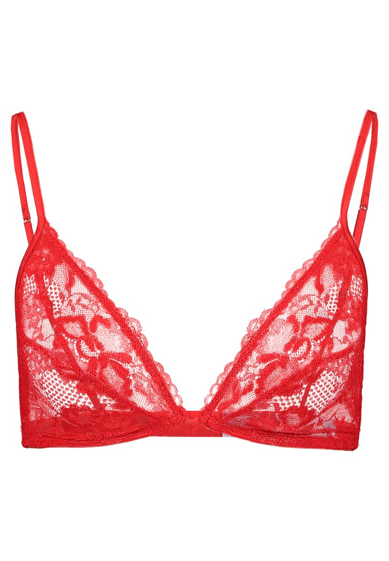 Savage X Fenty Bralette Triangel Bh Goji Berry Rot Zalando De