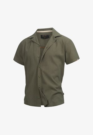 INDICODE JEANS, KURZARM RYCROFT - Overhemd - army