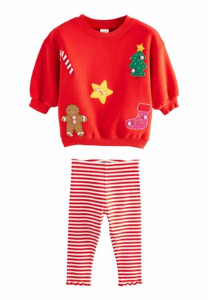 CHRISTMAS SET - REGULAR FIT - Leggings - Byxor - red