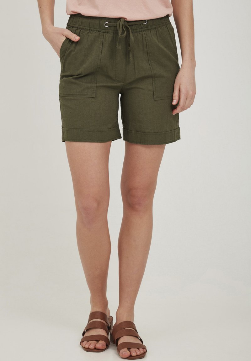 Fransa - FRALSUMMER 7 SHORTS - Shorts - hedge, Ingrandire