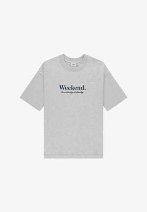 Pockies, WEEKEND TEE - Nyomott mintás póló - grey