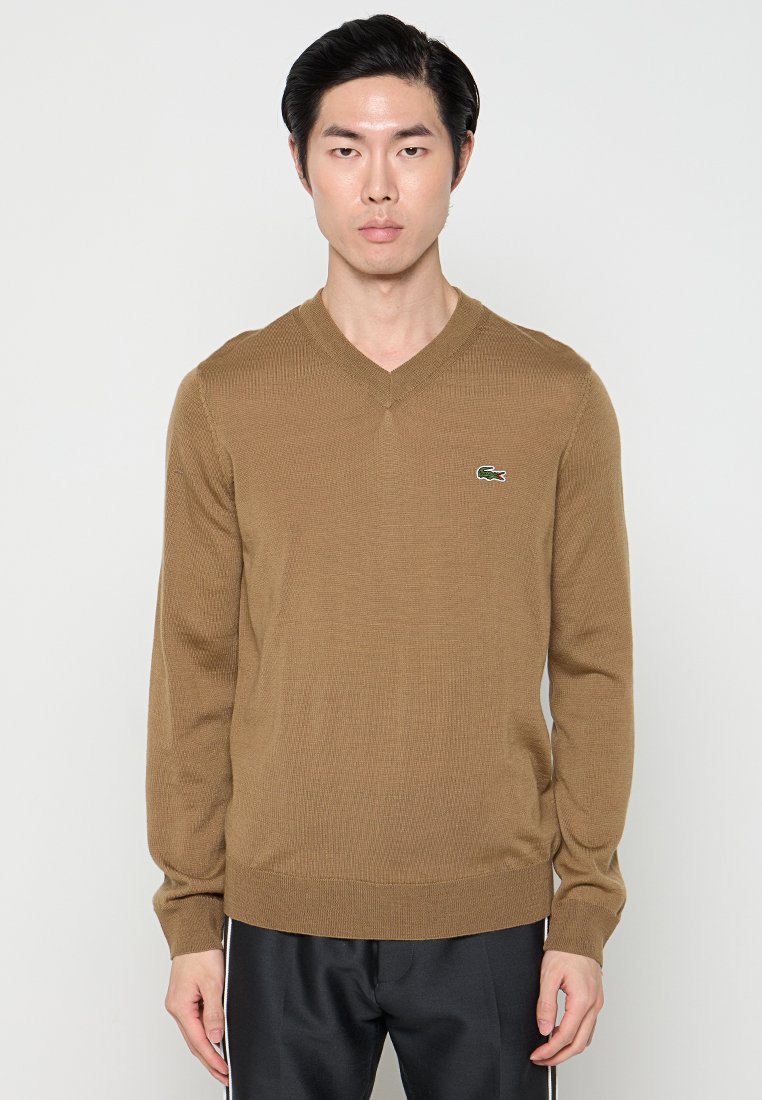 Lacoste Trui lichtbruin