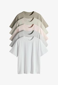Valimata, pale khaki neutral light pink grey white
