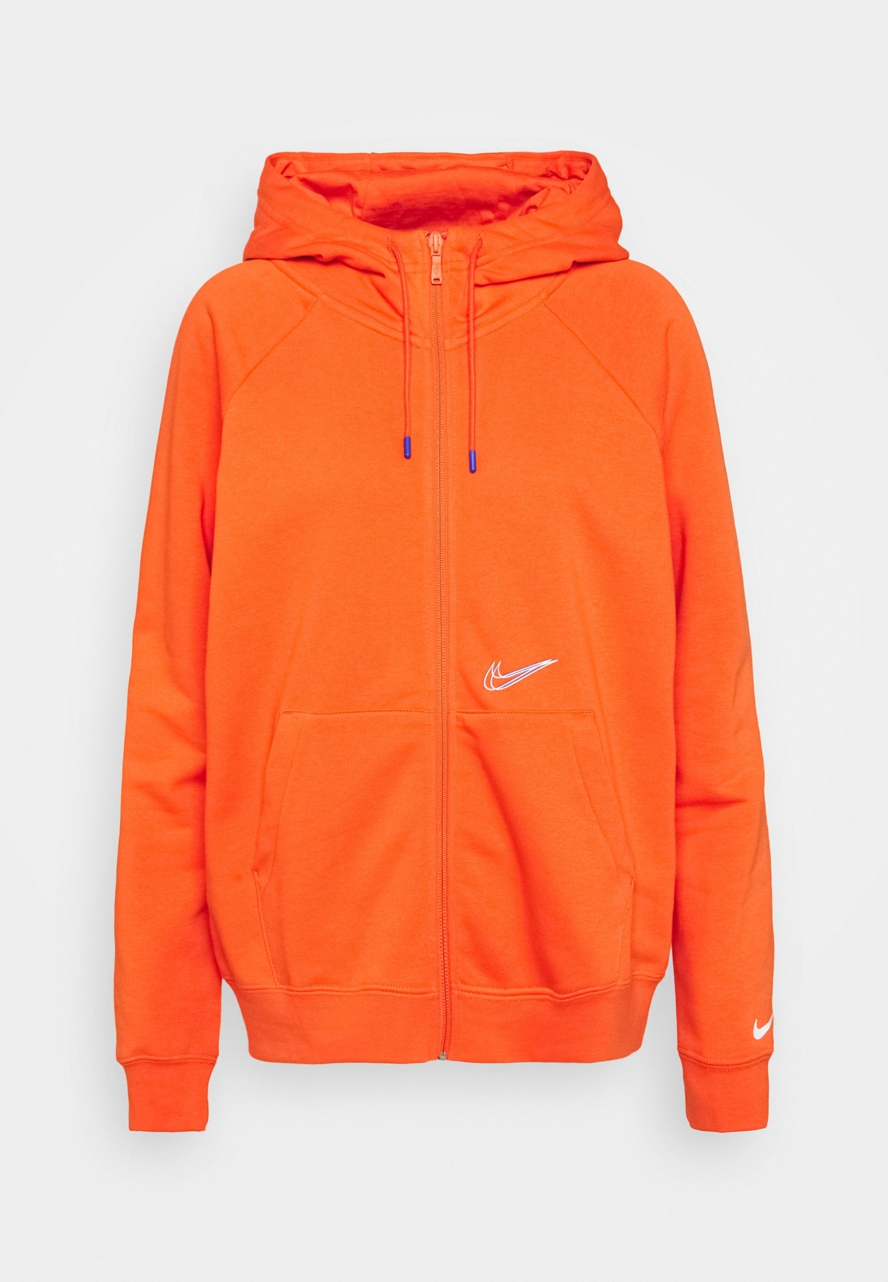 orange nike zip up