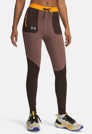 Under Armour LAUNCH TRAIL - Collants hiver - kona brown