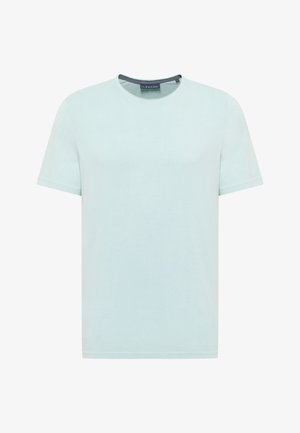 KURZARM - Nyomott mintás póló - hellblau