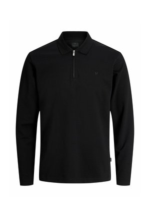 Jack & Jones PREMIUM, POLO NECK PLAIN POLO NECK - Maglietta a manica lunga - black