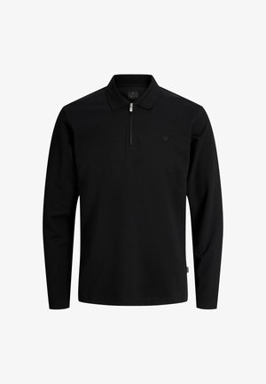 Jack & Jones PREMIUM, POLO NECK PLAIN POLO NECK - Maglietta a manica lunga - black