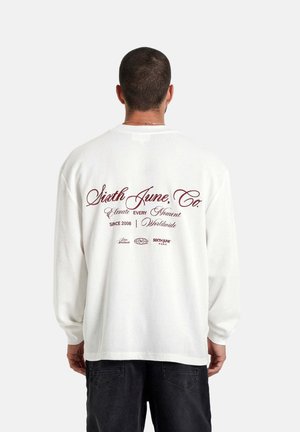 WAFFLE - Longsleeve - white