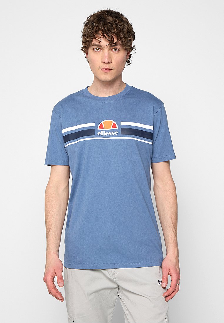 Ellesse T-shirt print blauwgrijs