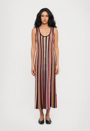 WOMENS DRESS - Svetríkové šaty - multi-coloured