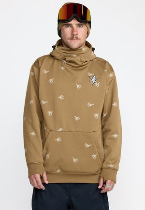 HYDRO RIDING - Sweat à capuche - bronze