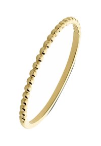 Bracelet en or au design lisse et arrondi, avec des accents sphériques régulièrement espacés autour du bandeau pour ajouter de la texture et de l'intérêt visuel.