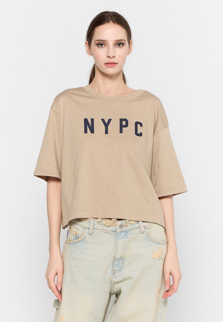 GAP T-shirt print beige