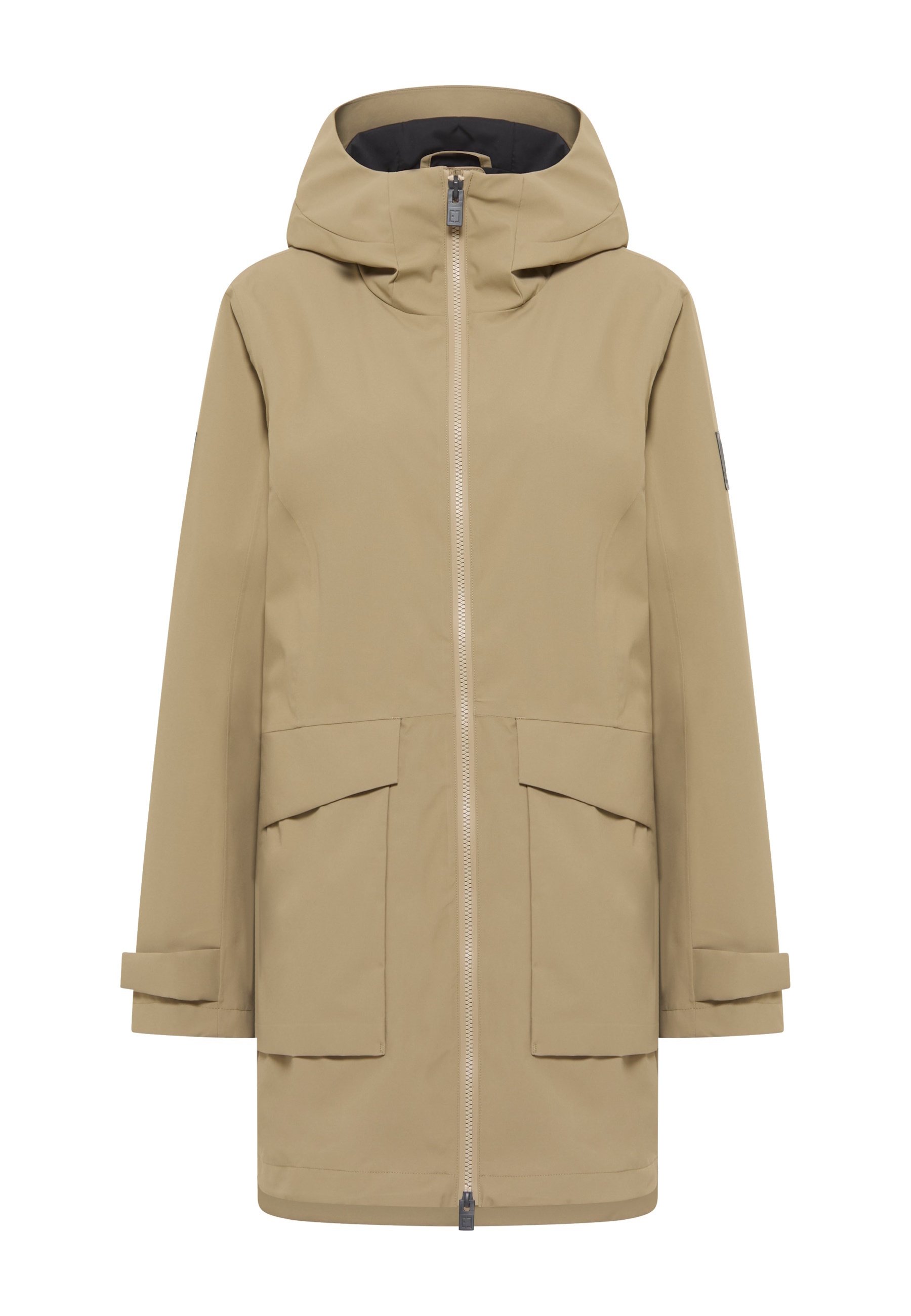 Elbsand JUONI LANGE Regenjacke wasserabweisende Jacke braun