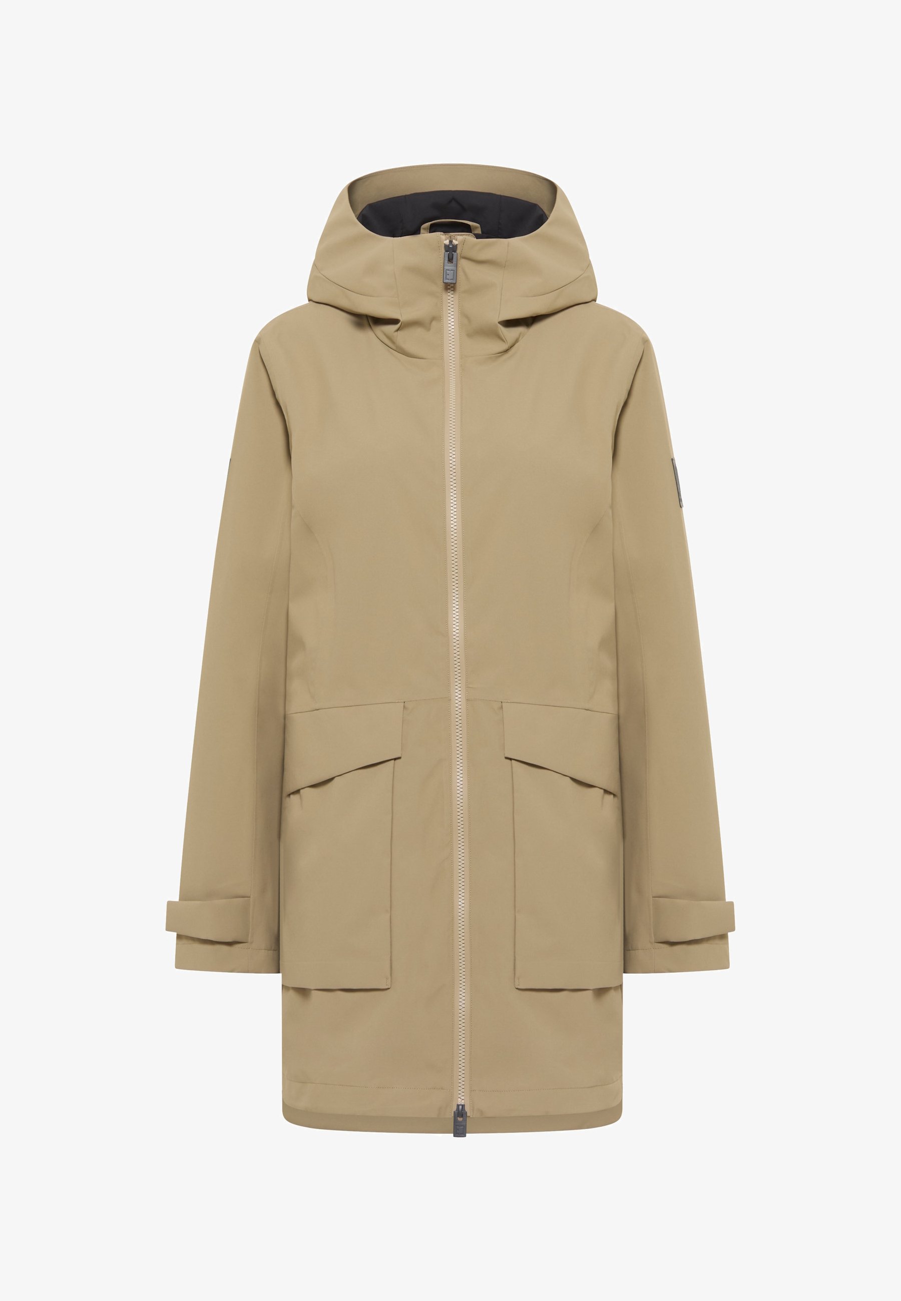 Elbsand JUONI LANGE Regenjacke wasserabweisende Jacke braun