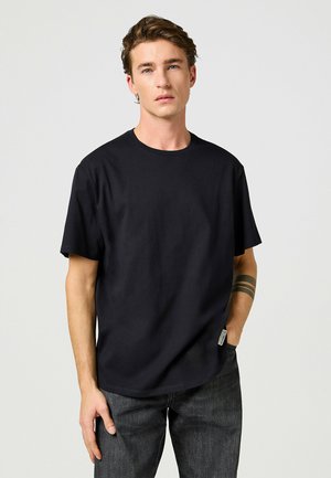 SHORT SLEEVE - RELAXED FIT - T-paita - black