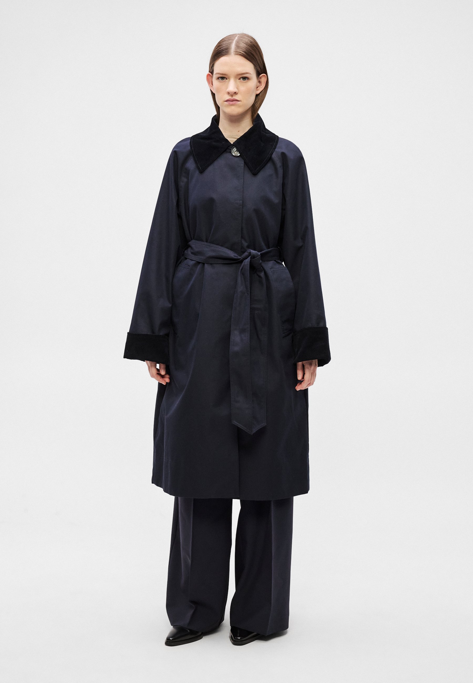 Barbour REAGAN SHOWERPROOF - Trenchcoat - dark navy/dark blue