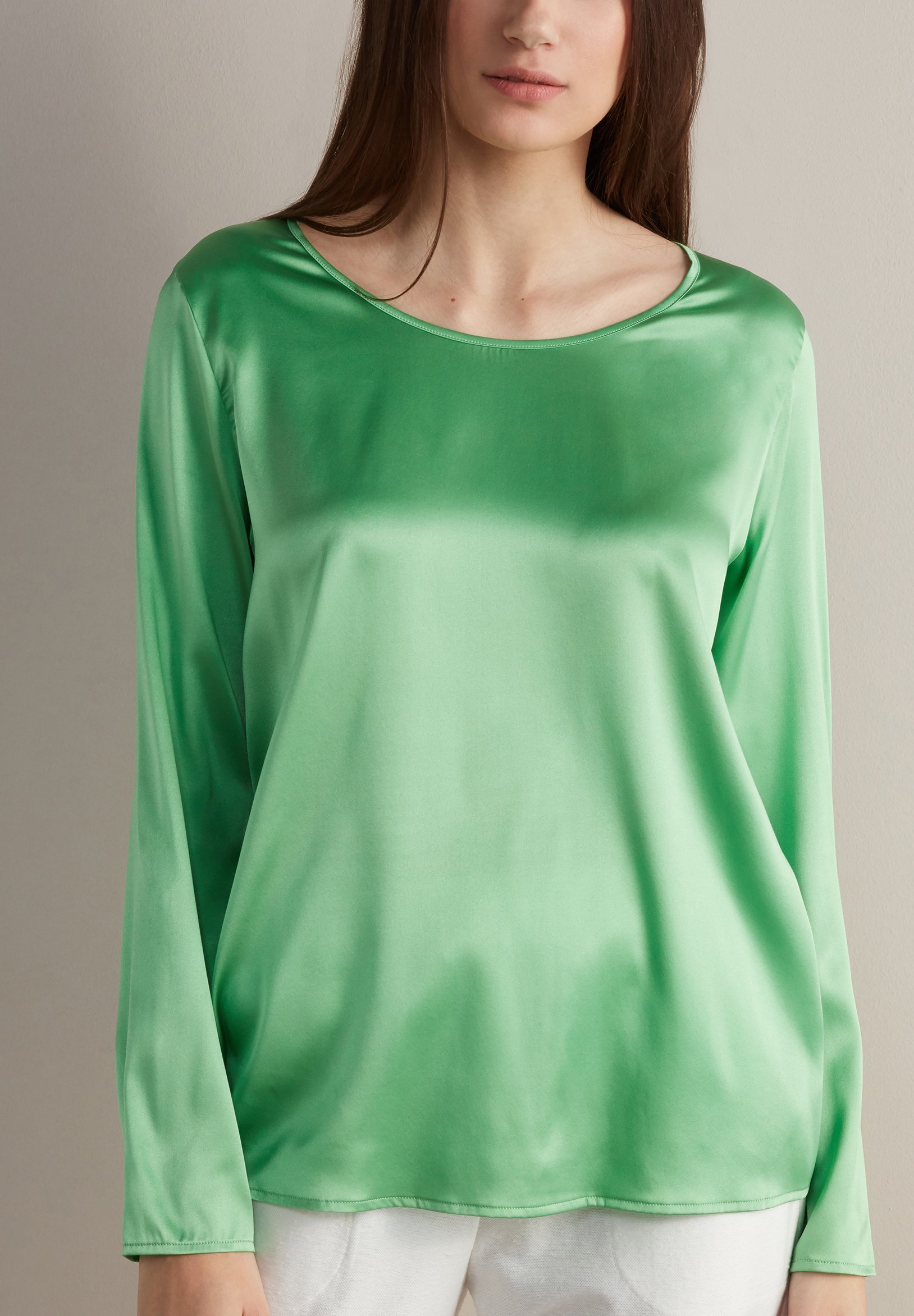 Falconeri Maglietta a manica lunga - verde mela/verde chiaro - Zalando