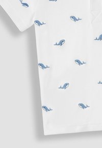 JoJo Maman Bébé EMBROIDERED - REGULAR FIT - Polotričko - white whale