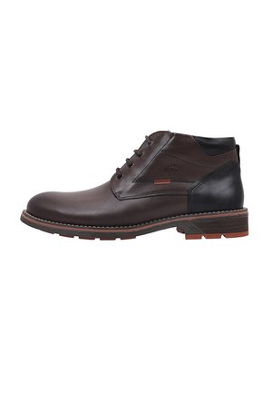 Lace-up ankle boots - brown