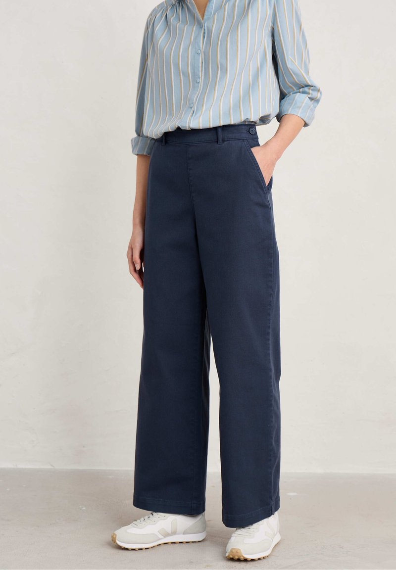 Seasalt Cornwall WIDE LEG Flared Jeans maritime/darkblue denim
