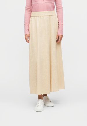 ONLTIZANA LONG SKIRT - Μάξι φούστα - beige