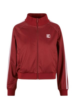 Karl Kani Bomberjacke - dark red pink