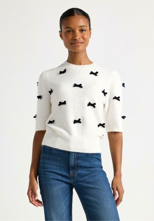 SHORT-SLEEVED  - Maglione - light dusty white