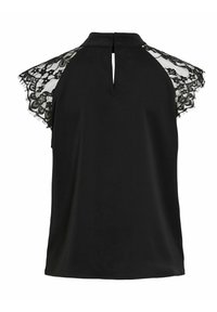 VILA MIT KURZEN ÄRMELN VISIMPLY  - Blūze - black