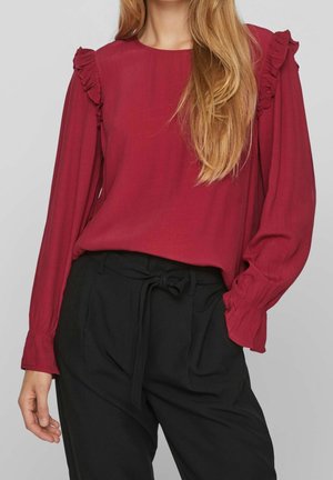 Bluse - dark red