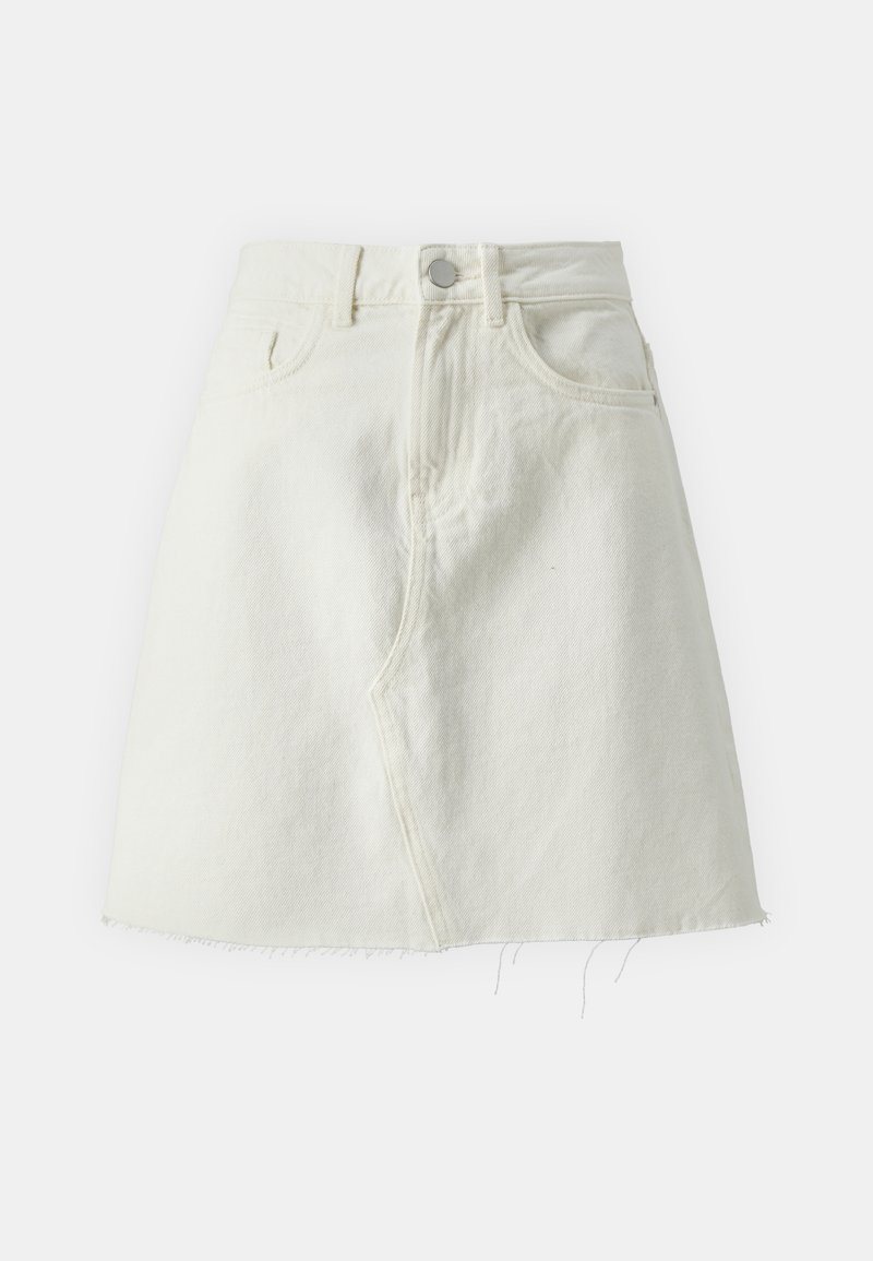 Vila Jeansrok zandkleur