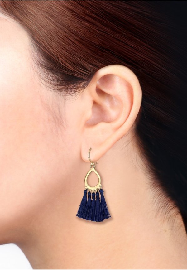 FESTIVAL BOHO LOOK - Ohrringe - blau