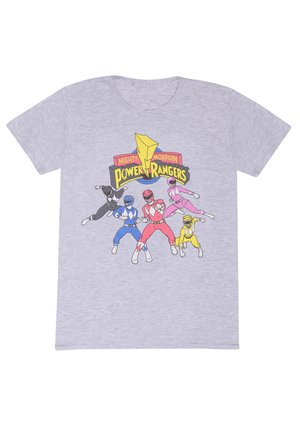 POWER RANGERS TEAM POSE - T-shirt z nadrukiem