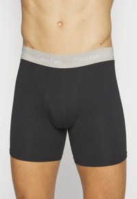 Calvin Klein Underwear 3 PACK - Boxerky - black/tawny port/porpoise