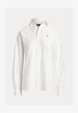 Polo Ralph Lauren, THE ICONIC RELAXED FIT OXFORD SHIRT - Košilová halenka - bsr white