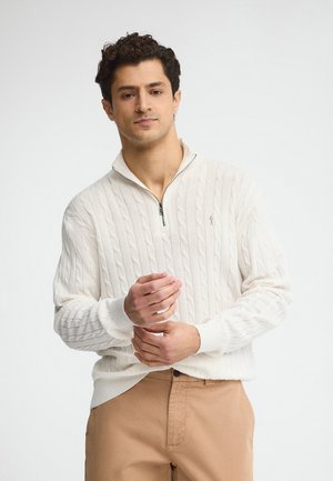 Polo Club RIGBY GO CABLE ZIPPER   - Strickpullover - ecru