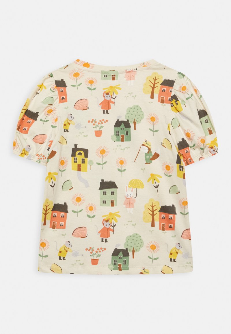 Kinder T-Shirts | Lindex PUFF SLEEVE PLAYFUL T-Shirt print light beige/beige - XN72036 Kinder T-Shirts | Lindex PUFF SLEEVE PLAYFUL T-Shirt print light beige/beige - XN72036