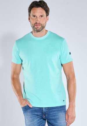 STRUKTURIERT - T-Shirt basic - tuerkis